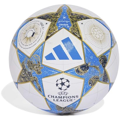 adidas UCL League 25/26 League Stage Ball Ball für Unisex-Erwachsene, Weiß, 38 EU