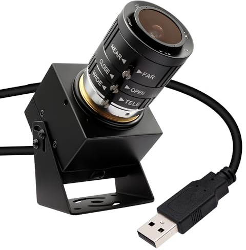 SVPRO Caméra USB 1080p 120fps haute vitesse pour simulateur de swing de golf, webcam 12MP 4K avec zoom manuel 3x, USB Plug and Play pour ordinateur portable compatible avec Windows, Linux, MacOS