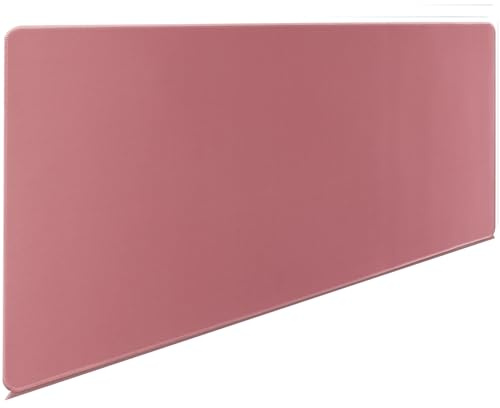 Hosimoln Gaming Mouse Pad,Large Mouse Pad Size 31.5x11.8 Thickness 0.12 inches,Premium-Textured Non-Slip & Waterproof Computer Mousepad with Stitched Edges for Gaming,Office & Home-80x30 Darkpaink013