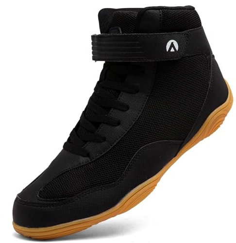 Mufanton Ringerschuhe für Herren rutschfeste Kampfsport Schuhe Atmungsaktiv Ringerschuhe Wrestling Schuhe Geeignet für Wrestling,Boxen,Crossfit,Gewichtheben,Bodybuilding