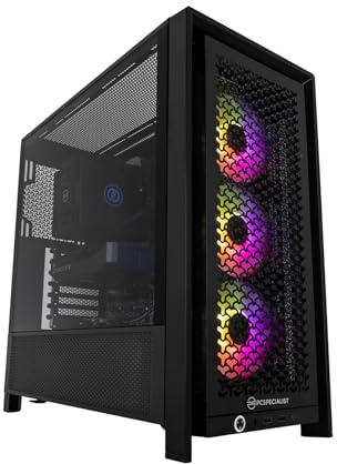 PCSpecialist Pro PC Gamer - AMD Ryzen 5 7500F 3,70 GHz 6-Core, 32 Go DDR5 RAM, 8 Go GEFORCE RTX 5060 Ti, 2To M.2 SSD, Windows 11