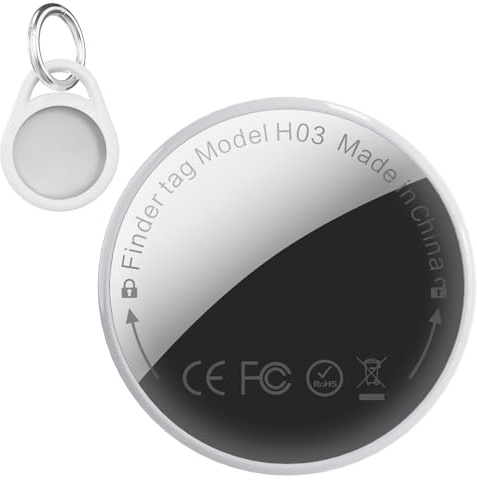 DDHTSAL Smart Tracker Tag - 1 Stück Schlüsselfinder Kompatibel mit Google Mein Gerät Finden APP (Nur Android), IP68 Wasserdicht, 100 dB Lautstärke, Key Finder für Gepäck/Taschen/Koffer/Brieftasche
