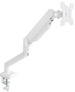 TOOQ DB1334TNR-W - Supporto da scrivania per schermi 13”-34”, colore bianco