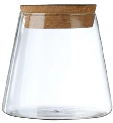 drburpily Bordsväxt Terrarium Trälock Hydroponisk vas Utsökt växthållare för kontorsinredning Glasvas är lämplig för hydroponiska växter och blommor Glasplanteringsstation Vattenplantering