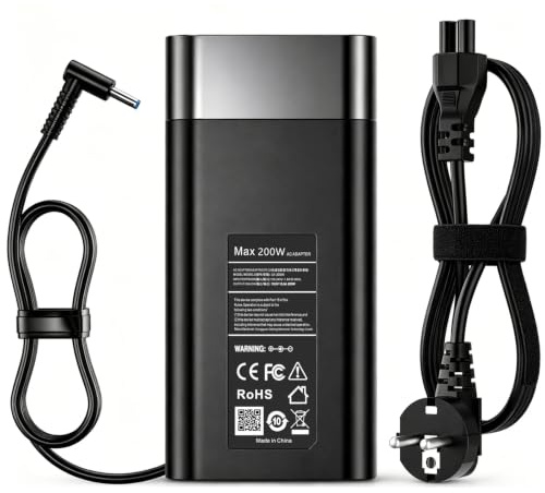 200W Chargeur Alimentation Adaptateur Ordinateur Portable pour HP