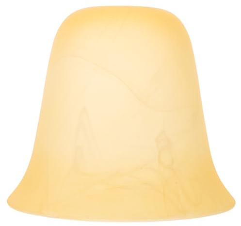 FONDOTIN Abat-jour Cloche en Verre Dépoli 15 Cm Couleur, Abat-jour de Remplacement pour Suspensions et Ventilateurs de Plafond, Accessoire Luminaire pour Salon Cuisine