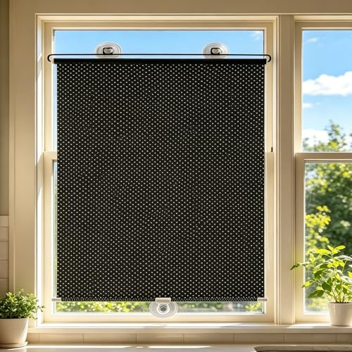 40x150cm Tenda a rullo con ventose Tenda oscurante senza fori Tende avvolgibili