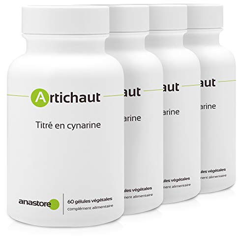 ARTICHAUT * PACK 3+1 GRATUIT * 400 mg / 240 gélules * Titré à 5% min en cynarine * Cardiovasculaire, Carences, Cerveau, Digestion