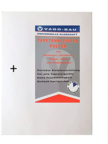 Glattvlies Makulatur Malervlies Anstrichvlies 25x0,75m 150g/m² 6 Rollen + Kleber
