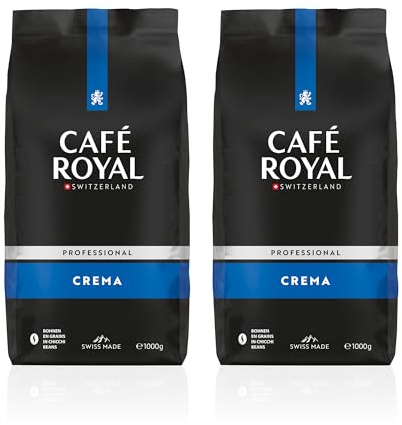 Café en grains Crema certifié Rainforest 2x1 kg - Café Royal Pro