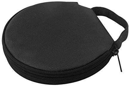iSpchen Tragbarer CD Tasche Oxford-Stoff DVD Taschen Aufbewahrung Schutzhülle Reisen Kapazität 20 CD Organizer, 160x165x30mm