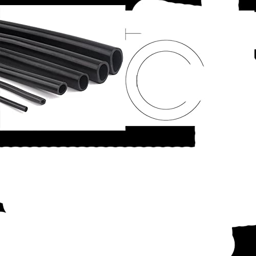 100cm I.D 2~16mm Black Silicone Tube Hose Heat Resistant Flexible Silica Gel Pipe Aquarium Air Pump Soft Rubber Hose-5x8mm,100cm
