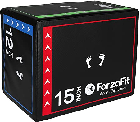 ForzaFit 3 in 1 Plyo Box Soft - 31 x 40 x 50 cm - Jumpbox für Krafttraining