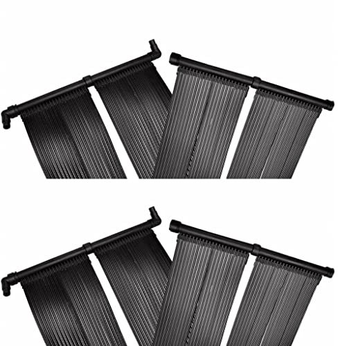 INLIFE Lot de 4 panneaux solaires pour chauffage de piscine 80 x 620 cm-9659