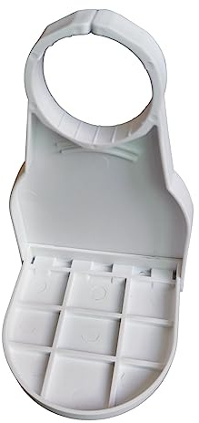 LOVIVER Plateau Attrape-Savon à lessive Assouplissant Porte-gobelet Anti-Gouttes Installation Facile Empêche et Les déversements Attrape-Gouttes