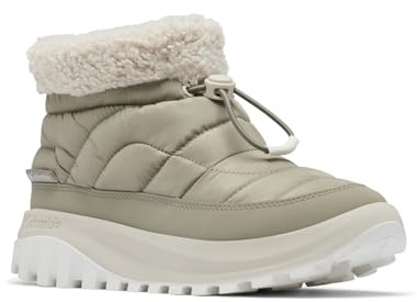Columbia Snowtrot Shorty, Stivali da neve Donna, Grey Green/Dark Stone , 41 EU