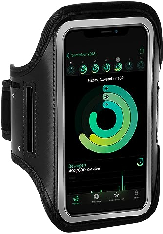 ONEFLOW Sportarmband, mobiltelefonskal kompatibelt med Xiaomi Redmi Note 13 Pro+ 5G, armväska, fitnessarmband, sport, löparmband, utomhus, mobiltelefonfodral, jogging, armhållare, smartphone,