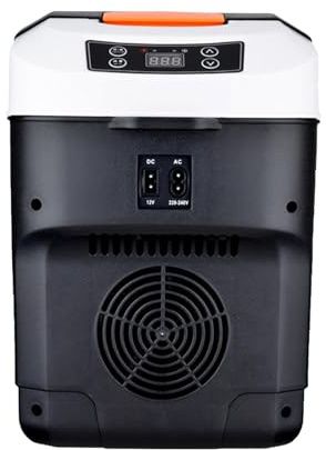 Professionellt bilkylskåp 10 L, resekylskåp, 12 V för bil, värme- och kylskåp/bilkylskåp 12 V, bärbar kompressor