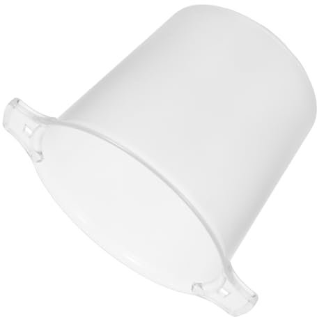 PRETYZOOM Seau Pliable 5l Compact en Plastique Couvercle, Seau à Glace Pratique et Portable pour Usage Intérieur et Hôtel
