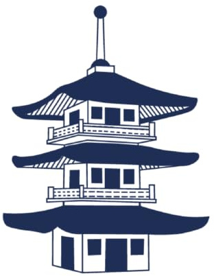 Tattwo.me – Temporäre Tattoos für Erwachsene und Kinder, hält 2 Wochen, wasserfest – Japanische Pagode – Pflanzliche Tinte – EU-Kosmetik-Zertifikat – (P0462)