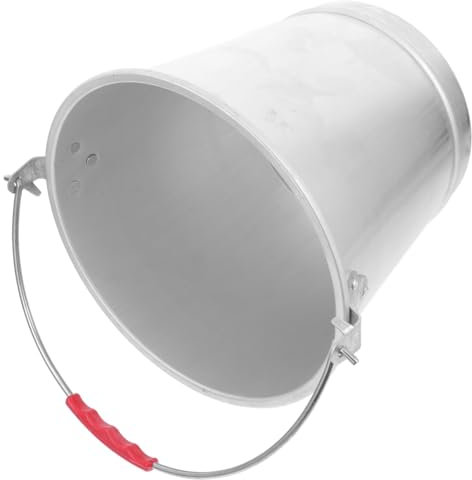 Ciieeo Wassereimer Aus Verdicktem Aluminium Tragbarer Aufbewahrungsbehälter Für Camping Strand Bauernhof 28 Cm 9 L Vielseitig Einsetzbar Einfache Reinigung