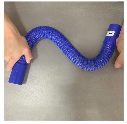 Lufteinlass Blauer Flexibler Silikonschlauch Luftansaugrohr Kühlerrohr Hochdrucktemperatur-Gummiverbinder Universell ID 30–100 Mm Länge 40–70 cm Ansaugschlauch Ansaugrohr(400mm,ID 30mm)