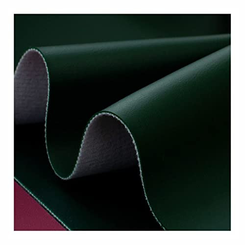 39.4 x 53.9 (100cm x 137cm) Kunstlederrolle für Schleifen Ohrringe Handtasche Geldbörse Nähen Basteln, Polsterreparatur Dekorieren Ledersessel Sofa(Dark green,1.37x6m)