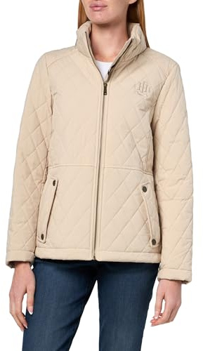 Tommy Hilfiger Donna Ottone Hardware Transitional Barn Jacket Cappotto Trapuntato, Pantaloni chino, Small