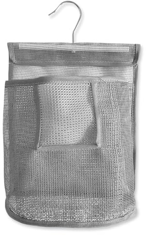 Bolsa para pinzas de la ropa para colgar, bolsa de pinza para pinzas de la ropa, gancho para colgar fácil para guardar pinzas de la ropa, bolsa para pinzas de la ropa, bolsa de lavandería para baño y