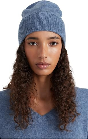 Style & Republic Kaschmir Sport Mütze-Beanie Damen aus 100% Cashmere - Dein kuscheliger Premium Beanie für stilvolle Herbst- & Winter-Momente, One-Size/Einheitsgröße
