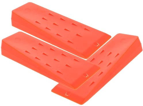 FOMIYES Coin de Coupe d'arbre 3 Pièces en Plastique pour Outillage Menuiserie et Abattage en Jardin et Forêt