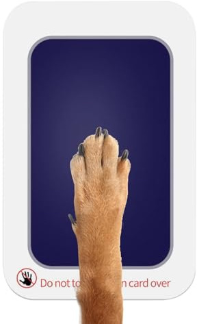 Paw Print - Pressa per inchiostro in PVC, 8 x 12,8 cm, con tampone per | impronte, foglio di memoria gratuito, strumento trasparente per album 'amicizia, momenti di celebrazione