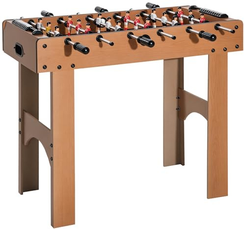 HOMCOM Calcio Balilla Professionale per Bambini e Adulti Aste 92x46x78cm