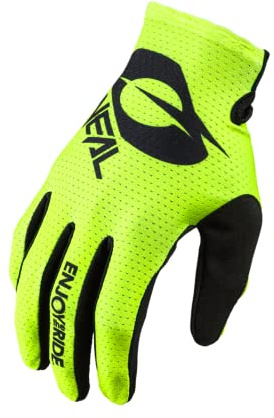 O'NEAL | Fahrrad- & Motocross-Handschuhe | MX MTB DH FR Downhill Freeride | Langlebige, Flexible Materialien, belüftete Handoberseite | Matrix Glove | Erwachsene | Schwarz Neon-Gelb | Größe L
