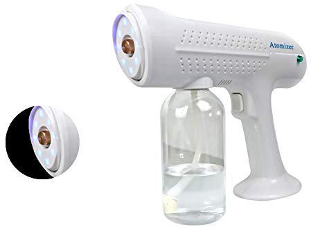 XUMI Pulverizador de Niebla ULV inalámbrico 500 ml, máquina de pulverizador de desinfectante eléctrico portátil Ultra bajo atomizador pulverizador de desinfección, Blanco