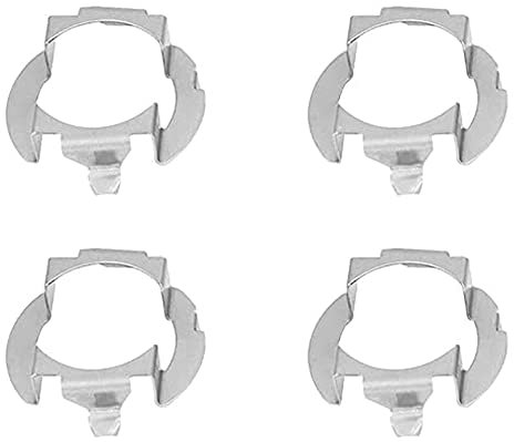 H7 LED-Adapter, H7 LED Scheinwerferlampe Halter, Lampenhalter Adapter für V VV B-Klasse ML-Klasse, Ri-ich G5, SAAB D5 X55 X25 X65, 4 Stück