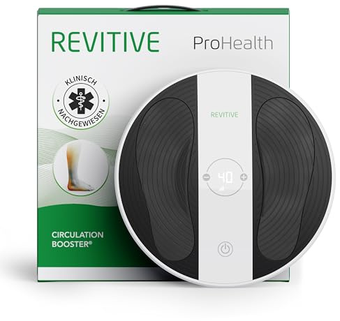 Revitive ProHealth® Durchblutungs-Stimulator – Klinisch nachgewiesene, medikamentenfreie Linderung bei Beinschmerzen und Fußschmerzen, beugt einer Verschlimmerung der Beschwerden vor