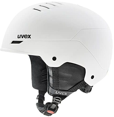 uvex Wanted - robuster, Leichter und stylischer Skihelm für Damen und Herren mit individueller Größenanpassung - White matt - 54-58 cm