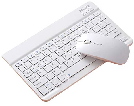 NA 2.4GHz Bluetooth tastiera mouse pettine Set per iPad 10 pollici bianco