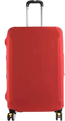 YKKJ Resväska skydd, repfri bagageskydd, elastiskt bagageskydd, för 45-50 cm bagage (röd S).