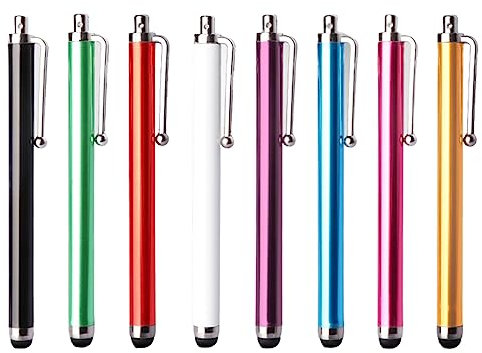 WeddHuis 20 Stück Stylus Pen Universelle kapazitive Touchscreen-Stifte für Tablets, iPad Mini, iPad Pro, iPad Air, Smartphones, Samsung Galaxy - Mehrere Farben