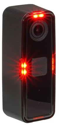 RS 1000 Smartes Rückspiegelsystem – HD-Kamera mit KI-Warnungen, Fahrrad-Radar, Intelligentes Bremslicht, Dashcam, Steuerung per App – Kompatibel mit E-Bikes und Shimano Di2/E-Tube