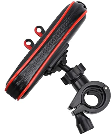 BESPORTBLE Praktische Fahrrad Handytasche XL TPU Material Mit Ständer Und Einfachem Befestigungssystem Schwarz Für 5,5-6,4 Zoll Smartphones Fahrrad Fronttasche Für Unterwegs