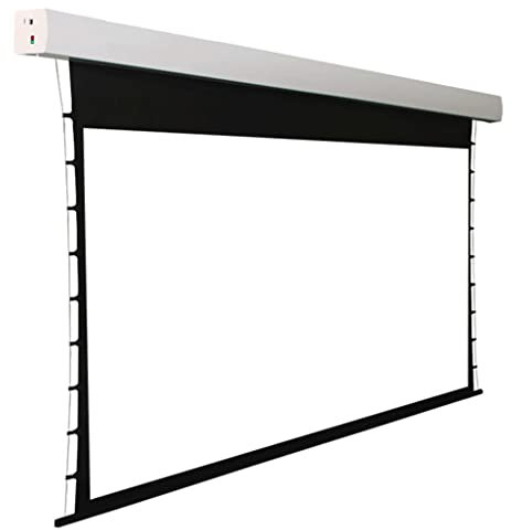 WYRMB Schermo cinematografico 4K per proiezione elettrica intelligente motorizzata con tensione a linguetta 16:9 per proiettore Home Theatre (come mostrato 150 pollici)