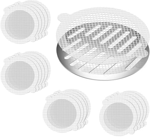 20 Filtro de Pelo de Baño, Hair Catcher, Atrapa Pelos de Ducha, Drenaje de Alcantarilla (9 cm de Diámetro)