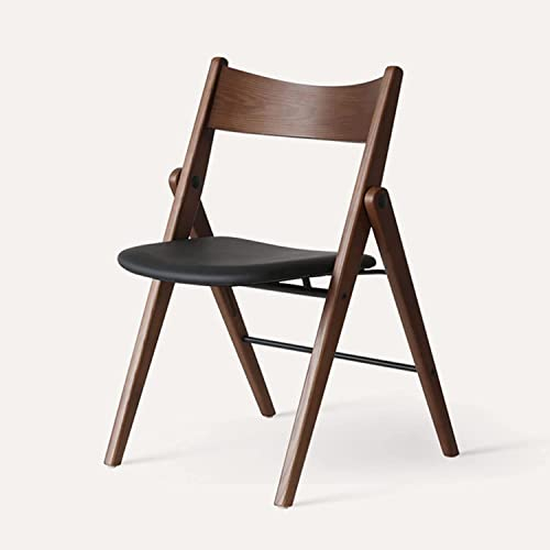 UYHBCNQD Besucherstuhl Gepolsterter Klappstuhl Praktischer Retro-Holz-Event-Stuhl Für Home Office Restaurant Outdoor Indoor Gepolsterter Esszimmerstuhl Leicht bewegen