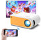 KHQ Mini Projector, HD 1080P Supported Portable Projector, Movie Projector for Outdoor Indoor Home Theater, Wifi Screen Mirroring for Smartphone, Compatible with Tablet/TV Box/Roku etc