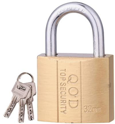 Cerradura Pcingsia con llave, alta seguridad, 3 llaves, resistente al agua y óxido, para cajas de medidores, armarios y taquillas, color A