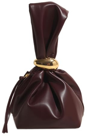 GETBSTOOP Pochette da Donna Borsa con Manico Superiore Borsa da Polso in Pelle Borsa Piccola Tote Borsa a Mano a Forma di Nuvola Borsa da Donna a Forma di Nuvola for Vacanze Incontri Borsa d