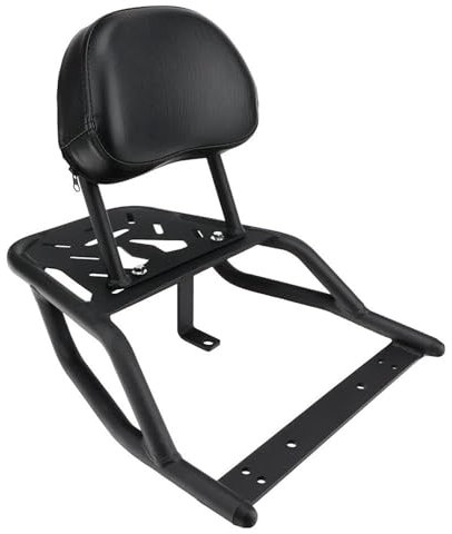 NMBZVE Gepäckträger hinten Motorrad Zubehör Gepäck Rack Hinten Regal Rückenlehne Für Cross Cub CC110 2023-2024 Reitstock